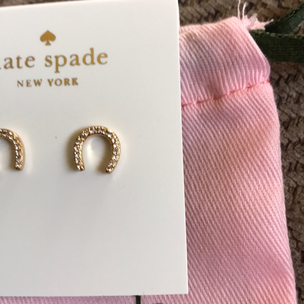 Kate spade wild one S horseshoe earrings - Picture 2 of 4